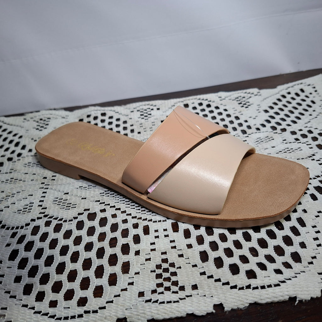 Sandalias bi tono