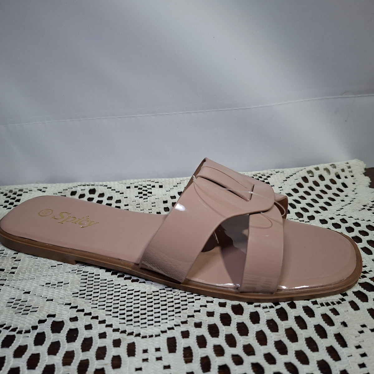 Sandalia Color Oro Rosa