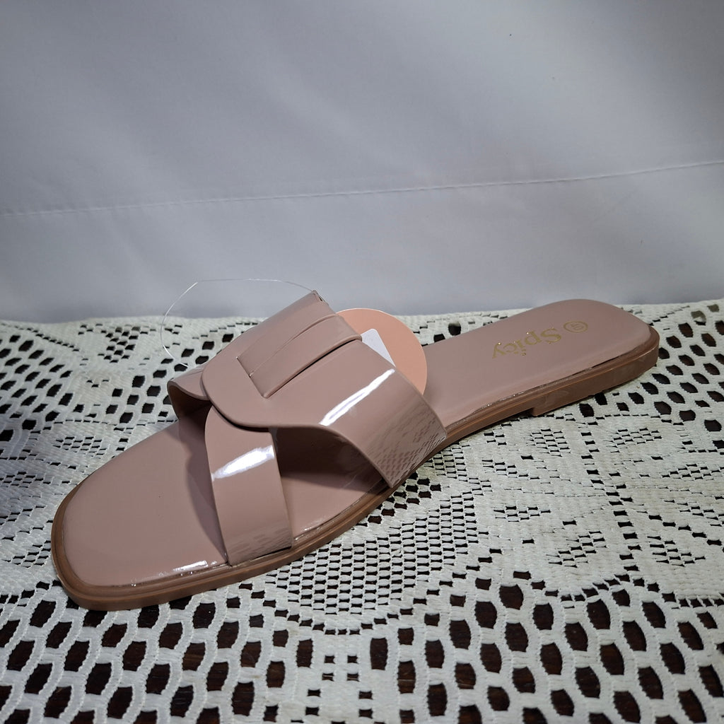 Sandalia Color Oro Rosa